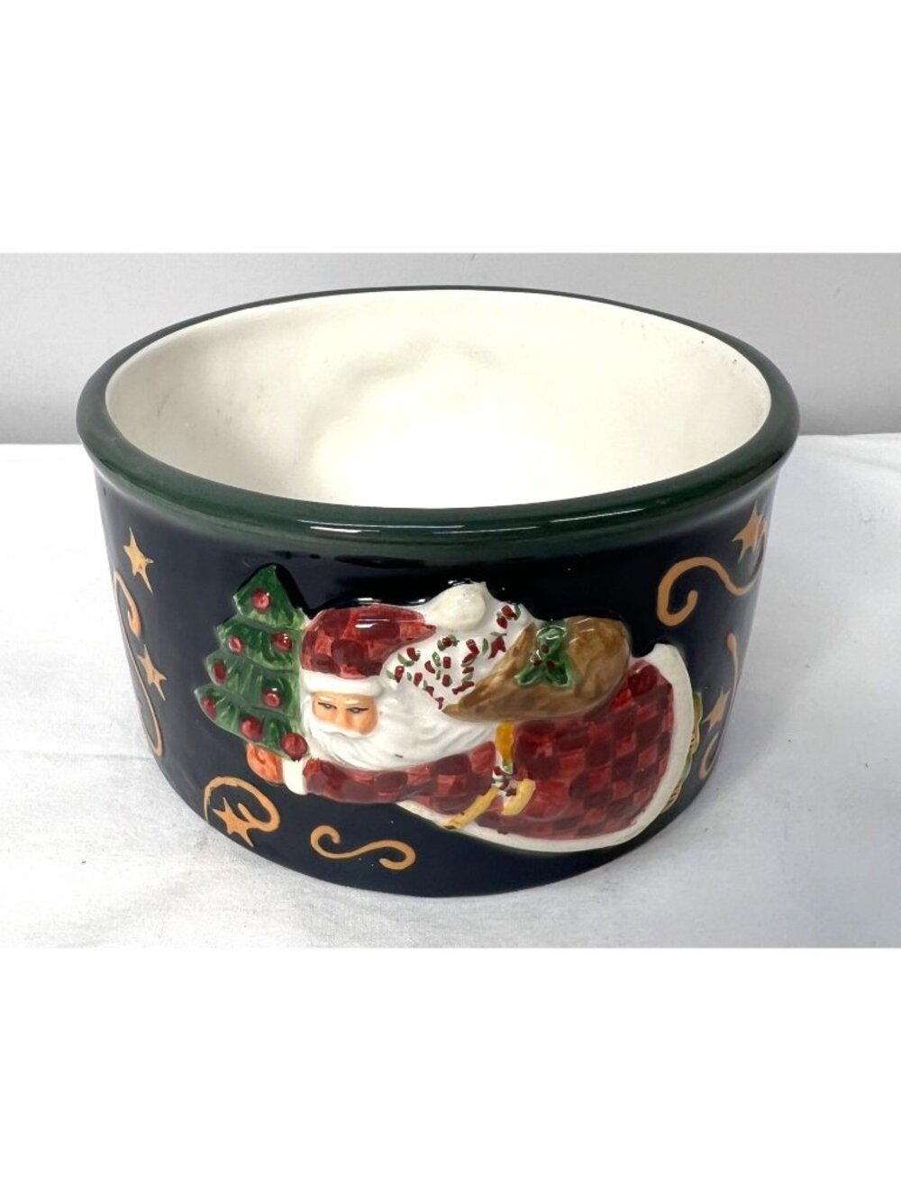 Vintage Certified International Susan Winget Ceramic Christmas Bowl
